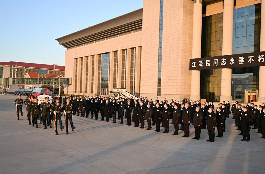 Jenazah Jiang Zemin Diterbangkan ke Beijing
