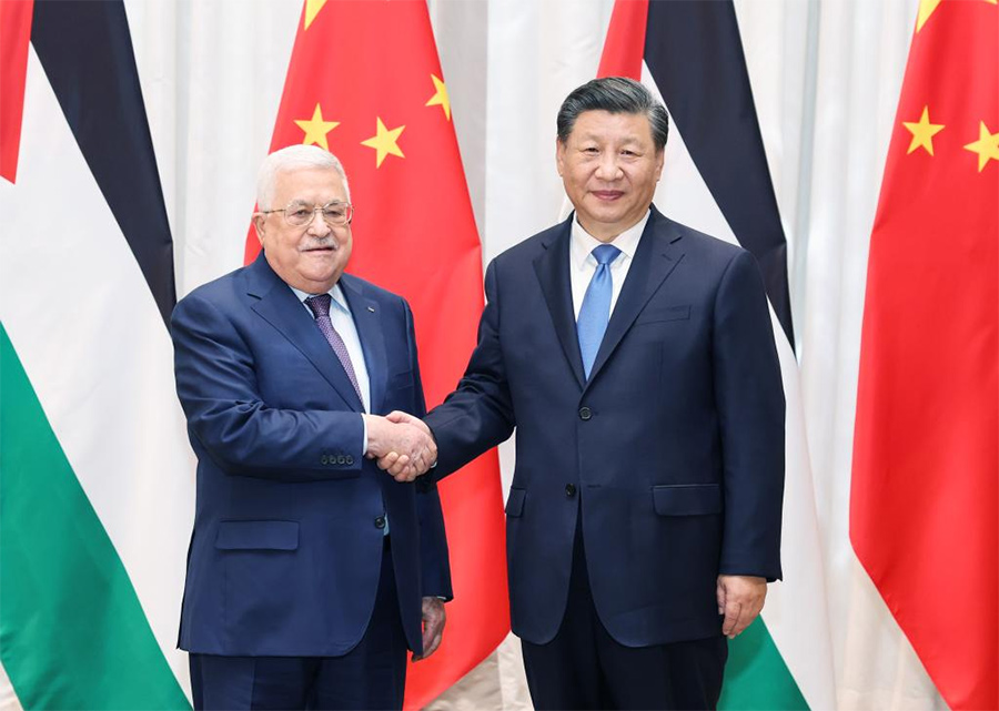 Xi Bertemu dengan Presiden Palestin