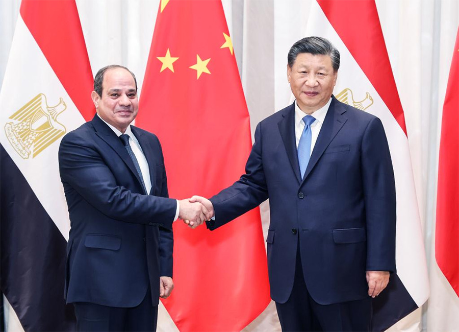 Xi Bertemu dengan Presiden Mesir