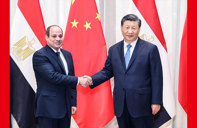 Xi Bertemu dengan Presiden Mesir