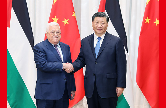 Xi Bertemu dengan Presiden Palestin