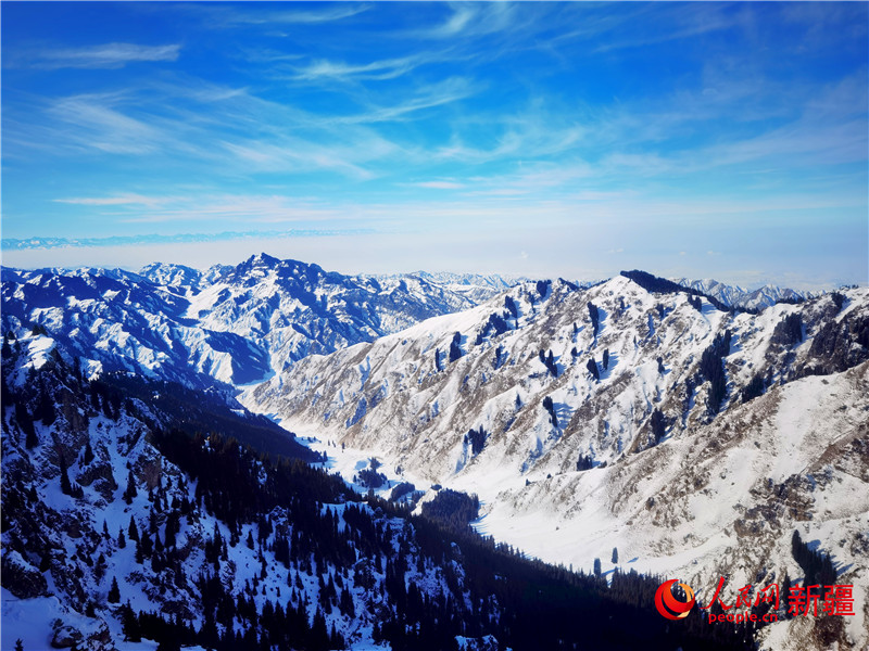 Pemandangan Salji Gunung Tianshan dan Tasik Tianchi Menggamit Kedatangan Pelancong