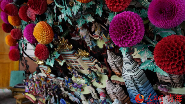 Seni Arca Mentega Serikan Chap Goh Meh di Qinghai
