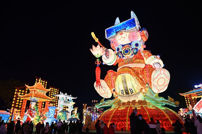 Karnival Tanglung Berlangsung Meriah di Zigong, Sichuan