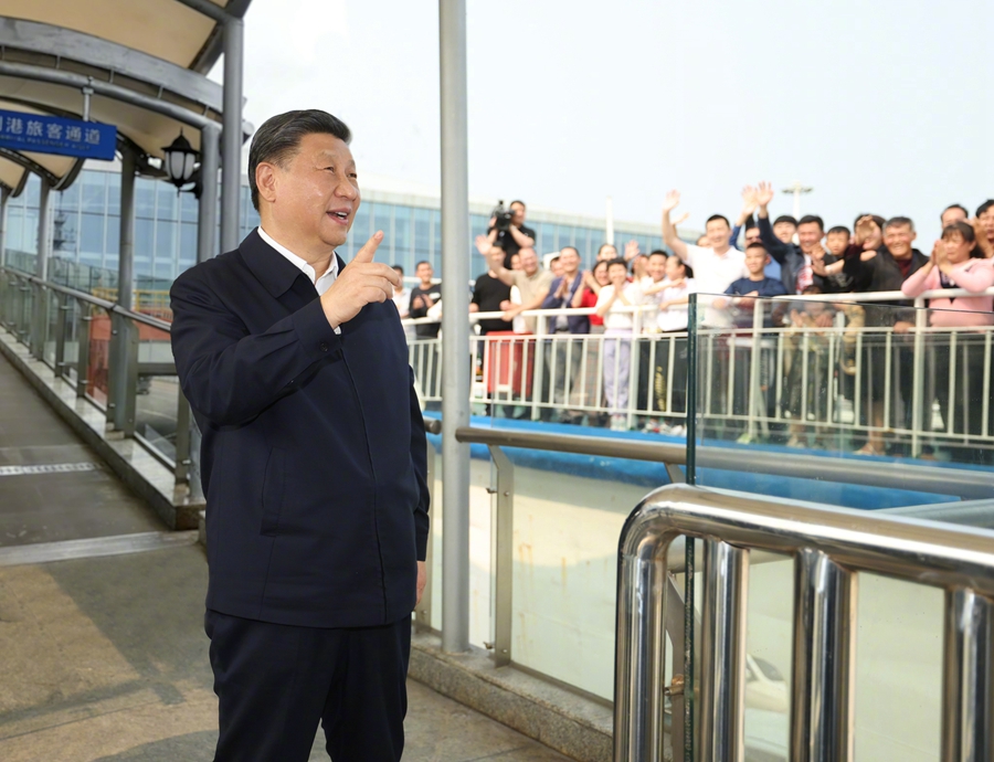 Xi Adakan Tinjauan di Provinsi Guangdong