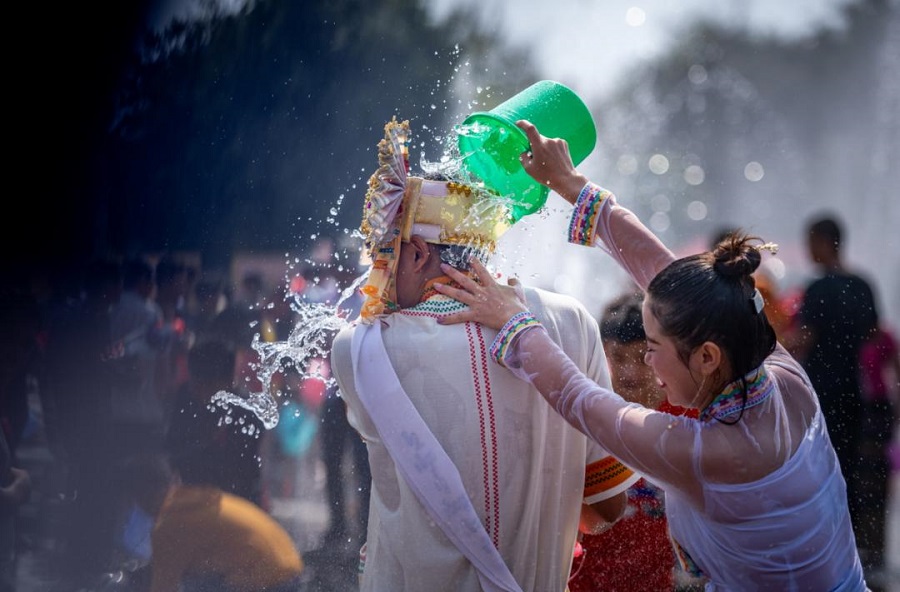 Pesta Songkran Disambut Meriah di Yunnan
