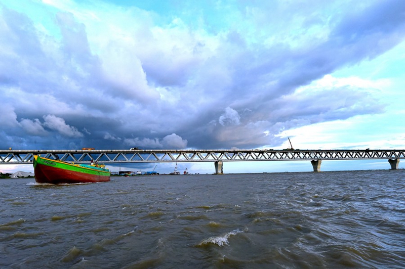 PM Bangladesh Bakal Rasmi Rel BRI Laluan Jambatan Padma