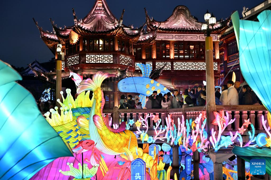 Kemeriahan Pesta Tanglung Taman Yuyuan Shanghai