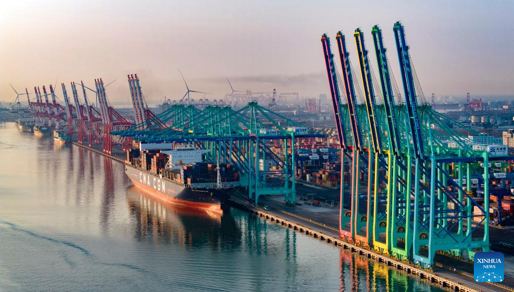 Pelabuhan Tianjin Bina Pintu Masuk Maritim Aras Tinggi untuk Beijing-Tianjin-Hebei