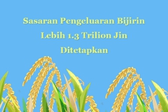  Sasaran Pengeluaran Bijirin Lebih 1.3 Trilion Jin Ditetapkan