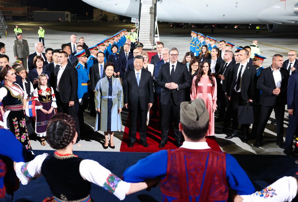 Presiden Xi Tiba di Belgrade