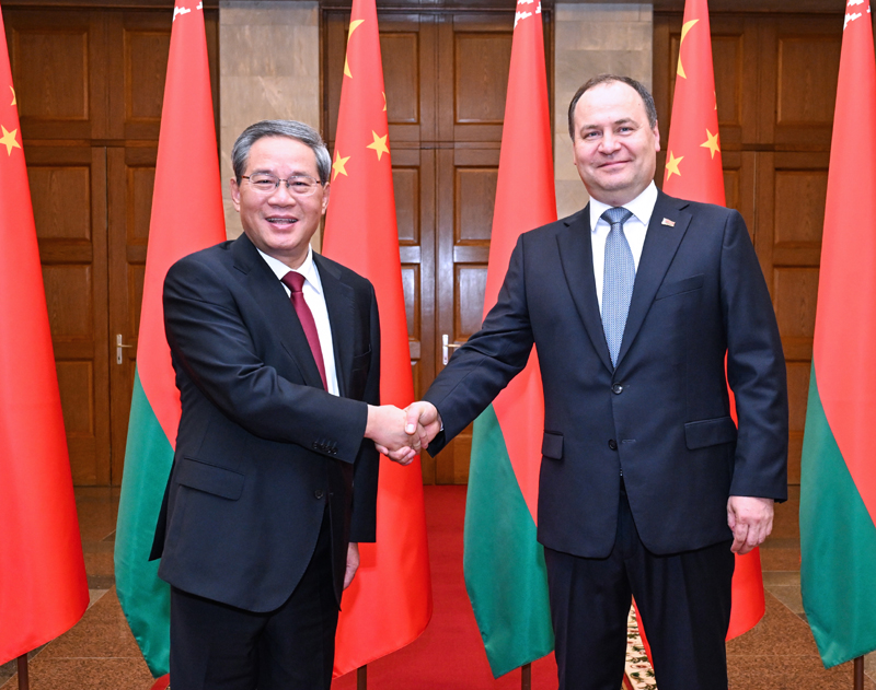 Perdana Menteri China, Belarus Adakan Perbincangan