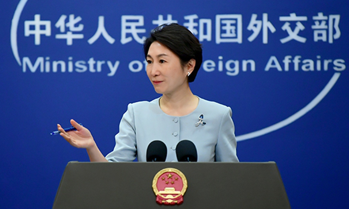 Jurucakap Kementerian Luar China, Mao Ning. (Foto fmprc.gov.cn)