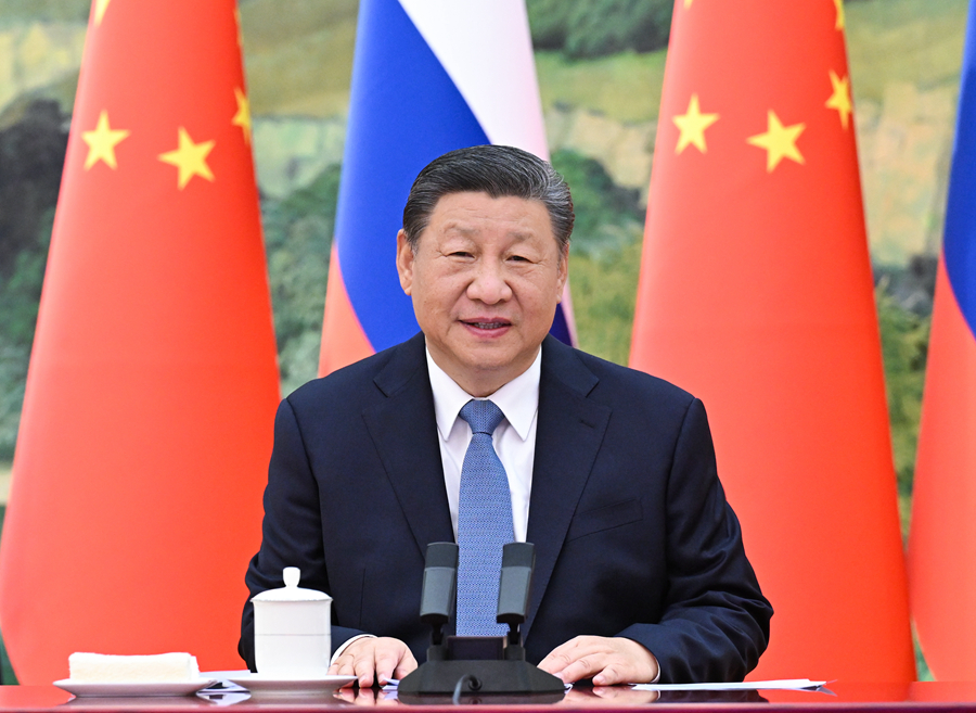 Xi, Putin Bertemu Melalui Persidangan Video, Komited Angkat Kesaksamaan dan Keadilan Antarabangsa