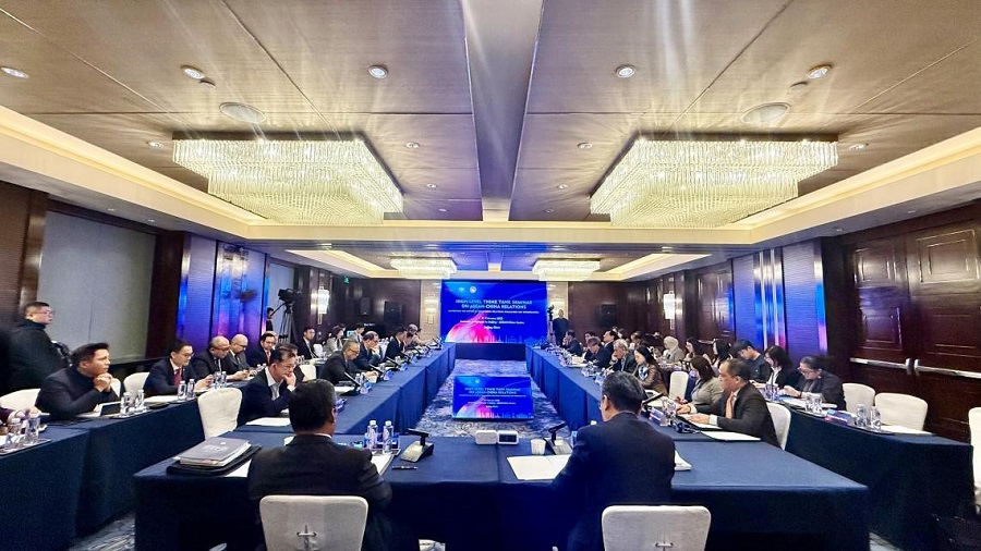 Seminar Pemikir Peringkat Tinggi bagi Hubungan ASEAN-China diadakan di Beijing, 21 Februari 2025. (Foto ihsan Pusat ASEAN-China)