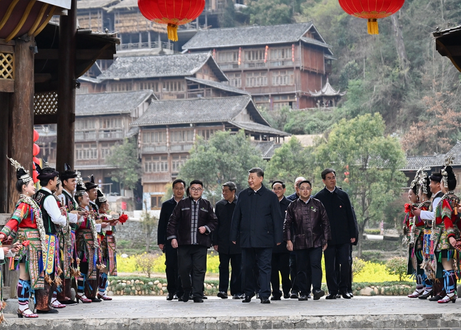 Xi Turun Padang, Lakukan Tinjauan di Guizhou