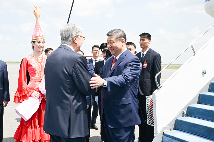 Xi Tiba di Astana untuk Sidang Kemuncak China-Asia Tengah Kedua