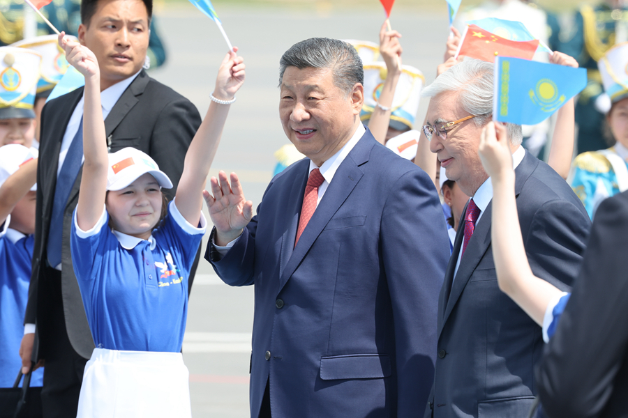 Xi Tiba di Astana untuk Sidang Kemuncak China-Asia Tengah Kedua
