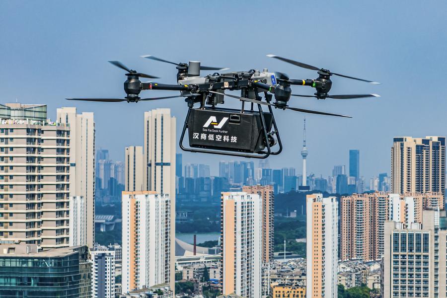 Wuhan Lancarkan Pengoperasian Laluan Dron Baharu