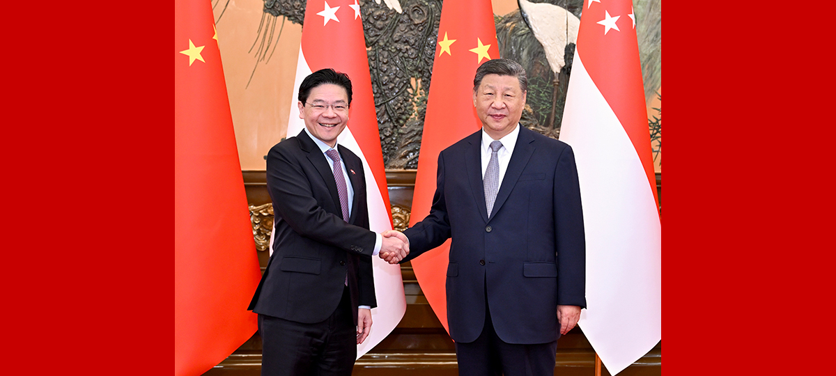Xi Terima Kunjungan PM Singapura