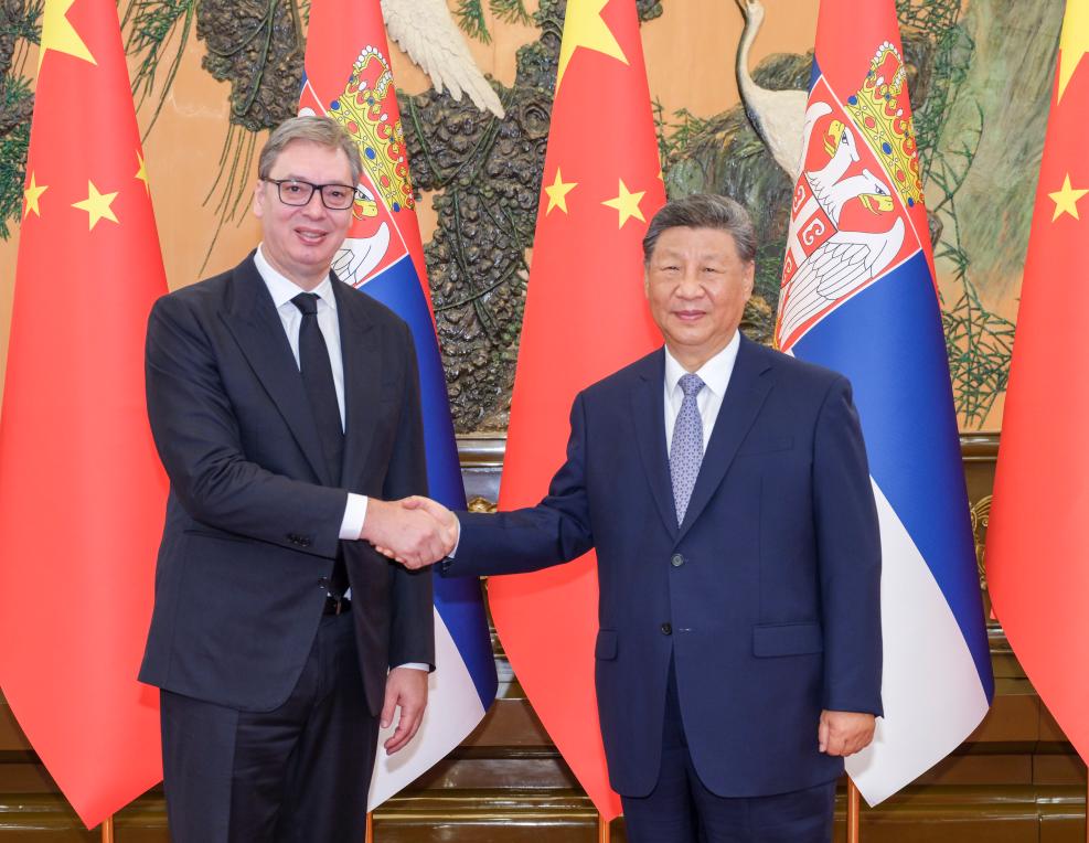 Xi Adakan Pertemuan dengan Presiden Serbia, Aleksandar Vucic
