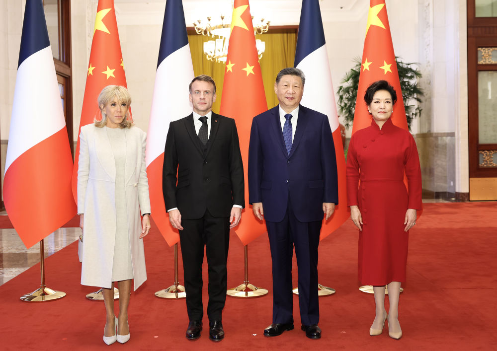 Xi Berunding dengan Presiden Perancis Macron