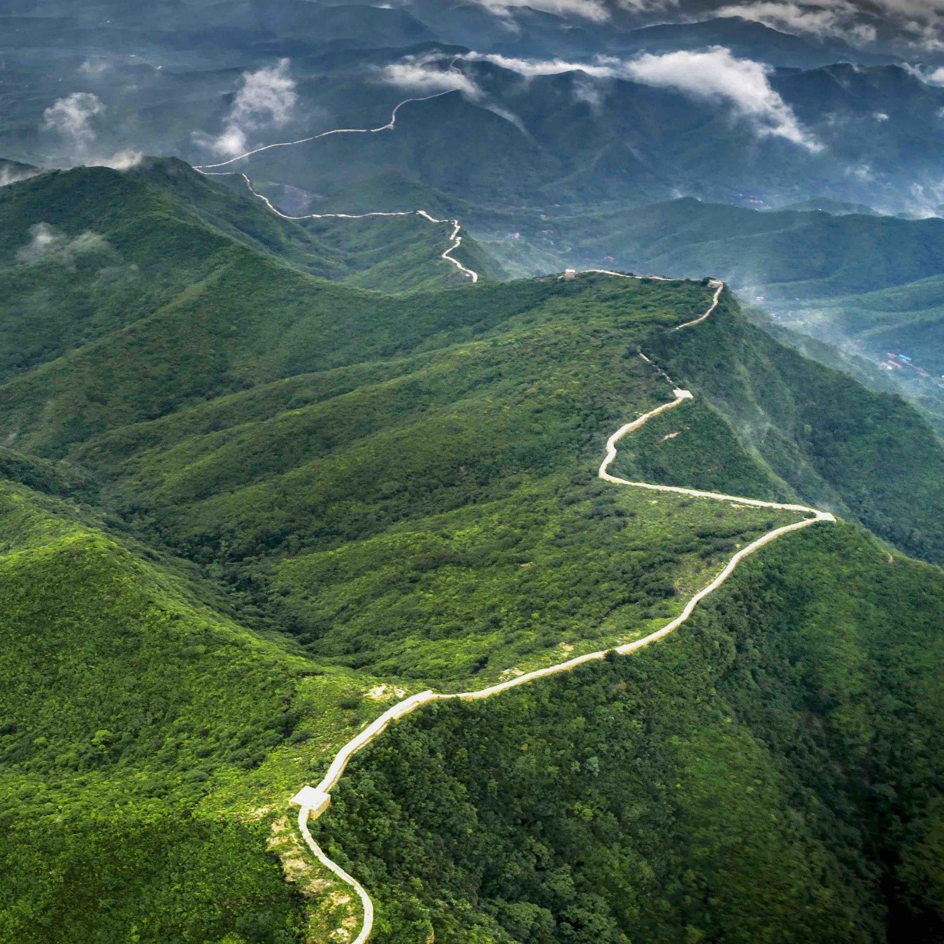 Seksyen Tembok Besar Jiangjunguan. (Foto ihsan Jabatan Propaganda Jawatankuasa Daerah Pinggu)