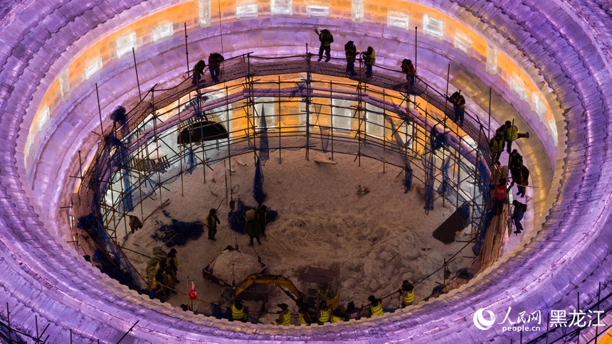 Taman Tema Ais, Salji Terbesar Dunia Bakal Buka di Harbin