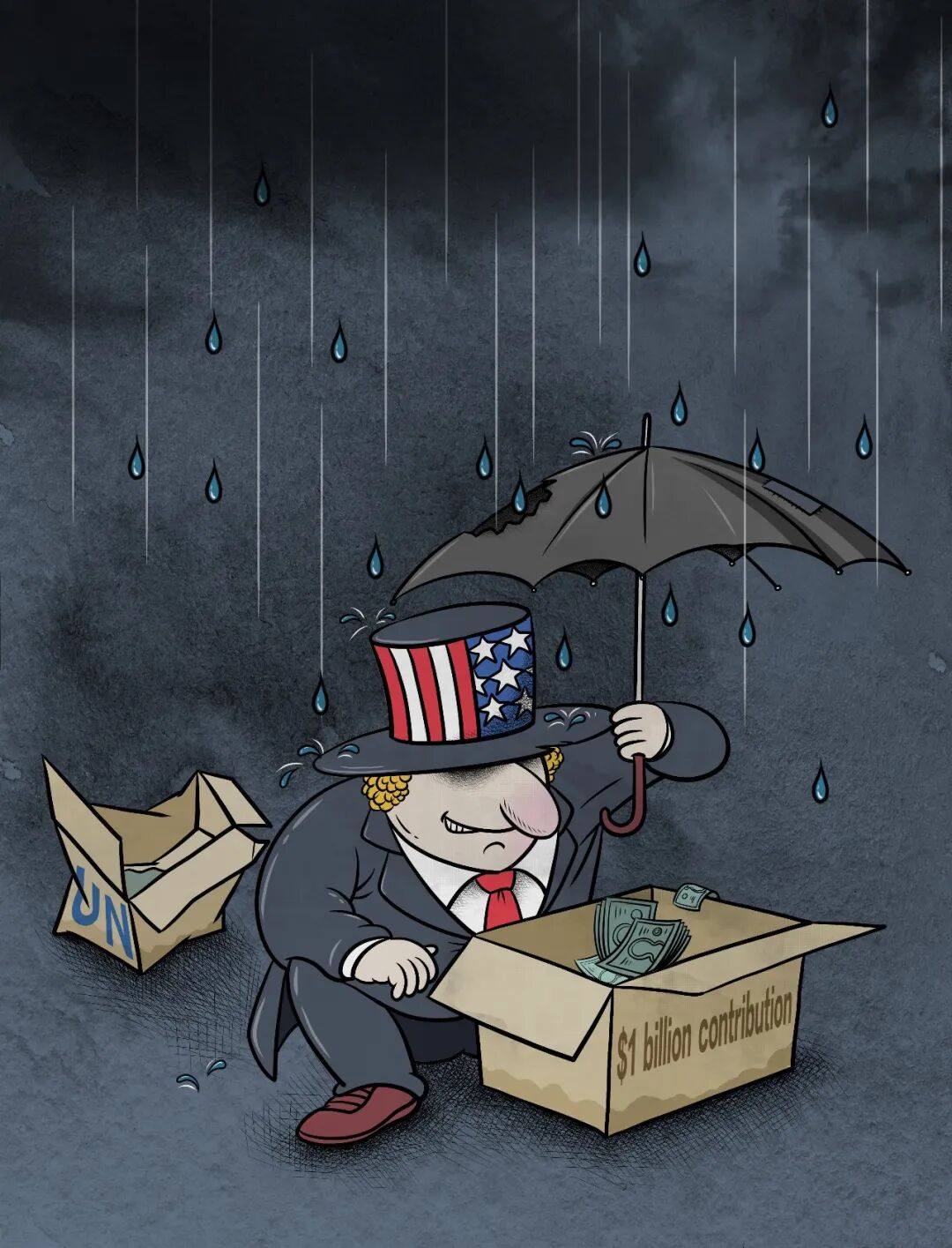 (Kartun by Xin Gang)