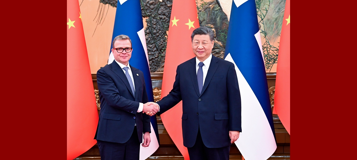 Xi Terima Kunjungan Perdana Menteri Finland