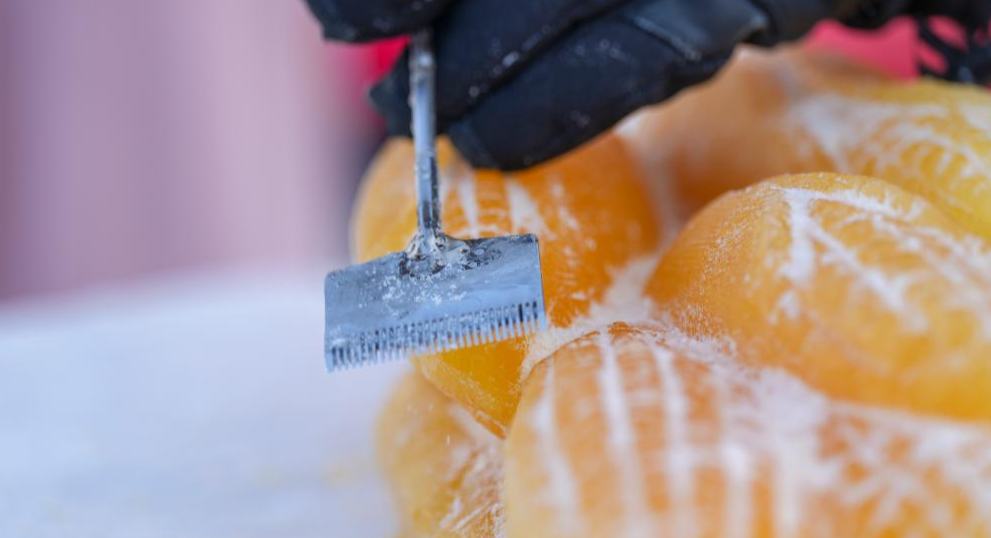 Ais Pewarna Tumbuhan Ceriakan Dunia Ais, Salji Harbin