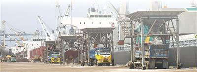 Foto menunjukkan Pelabuhan Kuantan. (People's Daily/Bai Yuanqi)