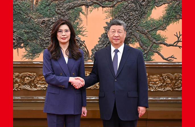 Xi Terima Kunjungan Delegasi KMT Diketuai Cheng Li-wun di Beijing