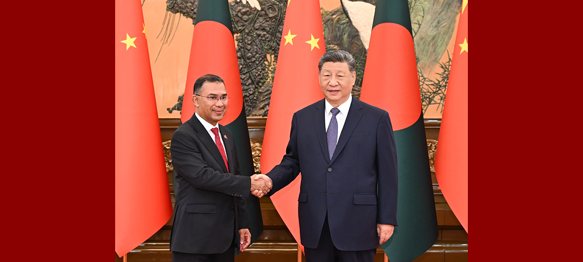 Xi Bertemu Perdana Menteri Bangladesh