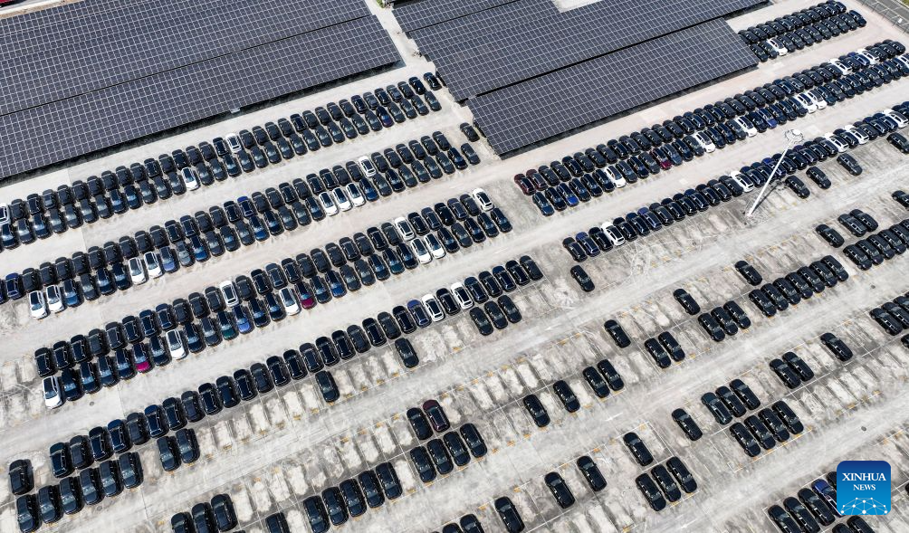 Foto dron bertarikh 16 Julai 2026 ini menunjukkan pemandangan sebuah kilang super jenama kereta Seres di bandar Chongqing, barat daya China. (Xinhua/Wang Quanchao)