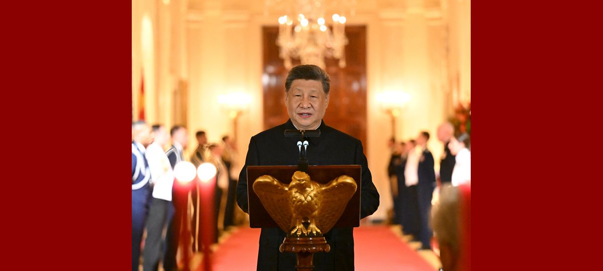 Xi  Berucap pada Jamuan Malam di Rumah Putih